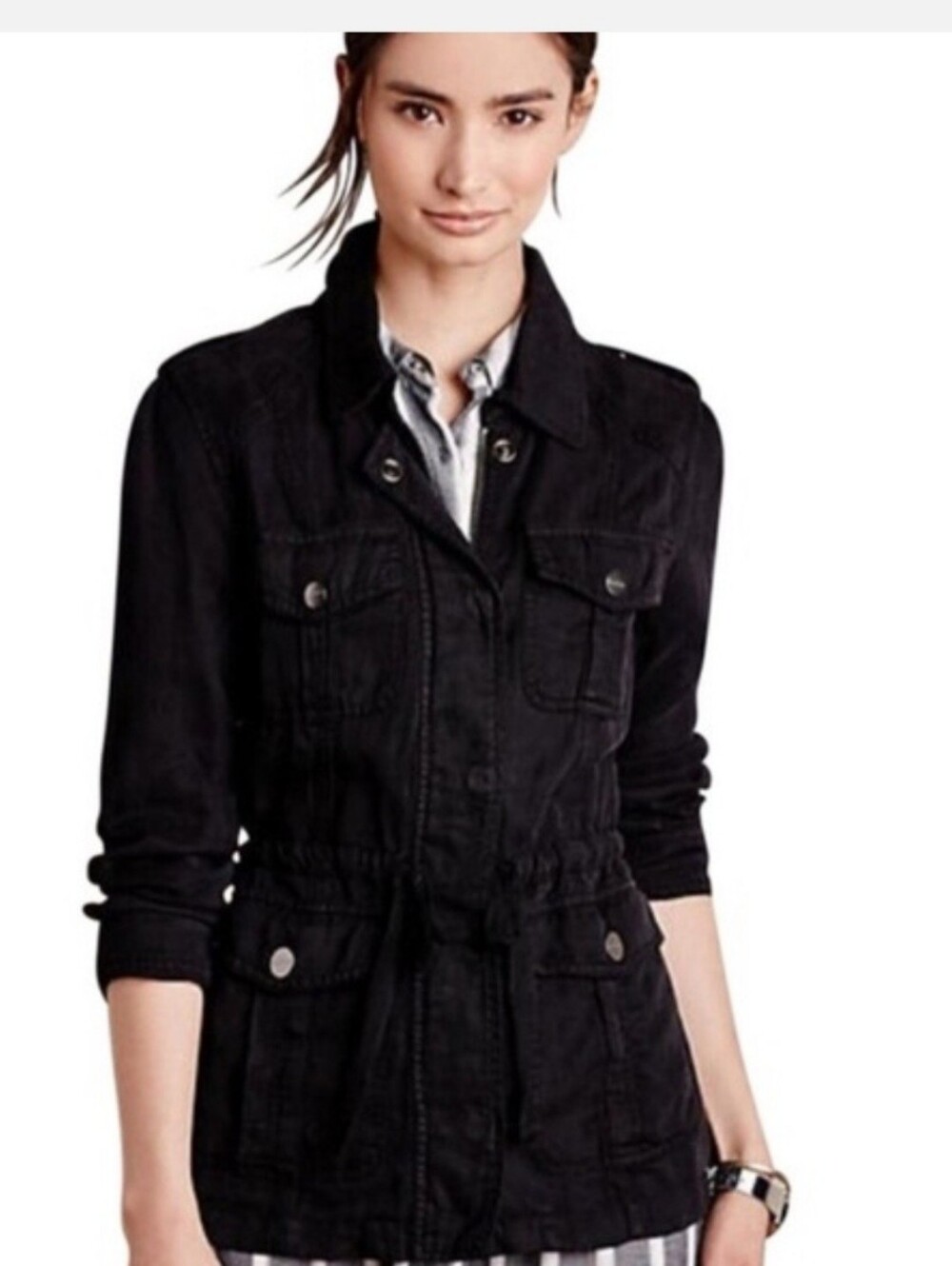 NWT ANTHROPOLOGIE Black Sanctuary Jacket M